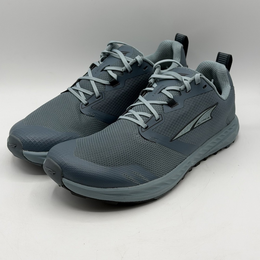 Womens Altra Superior 7 AL0A85Q8220 Size 10 Gray Trail Mesh Zero Drop Shoes READ